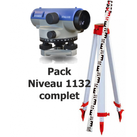 PACK Niveau Stonex 1132 - D-STD Dev. 1,5 mm/double au 1 Km