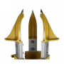 J-10 Trépied Sfs Topo aluminium à vis, 1.70m, 5/8" , 4.2Kg